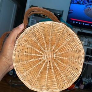 Circle straw Bag